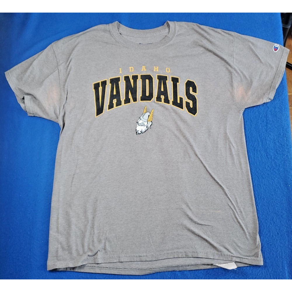 Champion Idaho Vandals Gray T-Shirt Men's Size Large